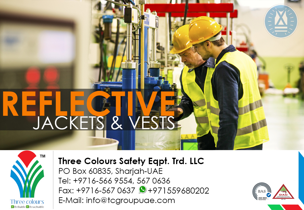 Safety Vest Jackets 3M Reflective Vest UAE Sharjah