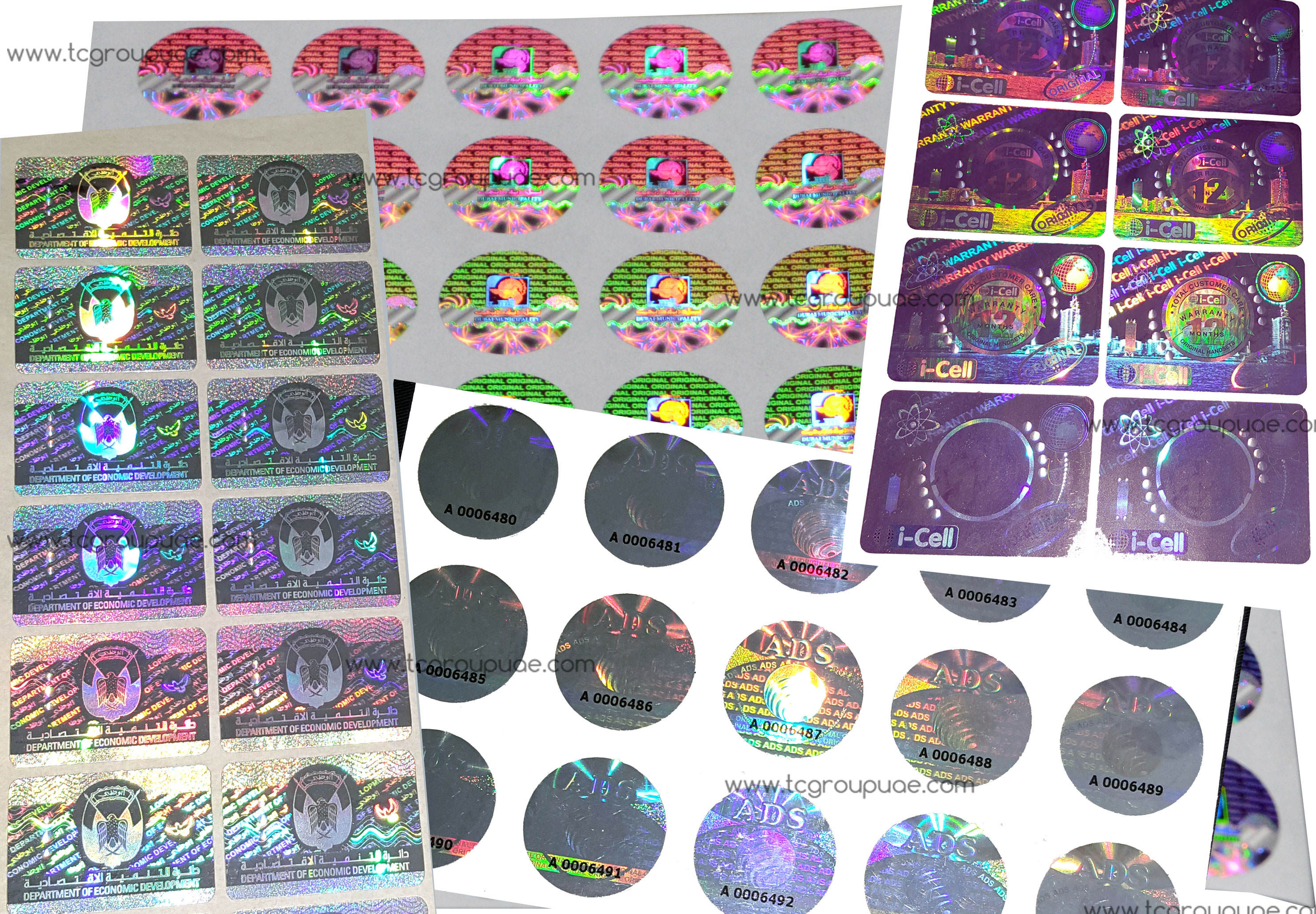 Security Hologram Manufacturer Wholesale Dealer Dubai UAE